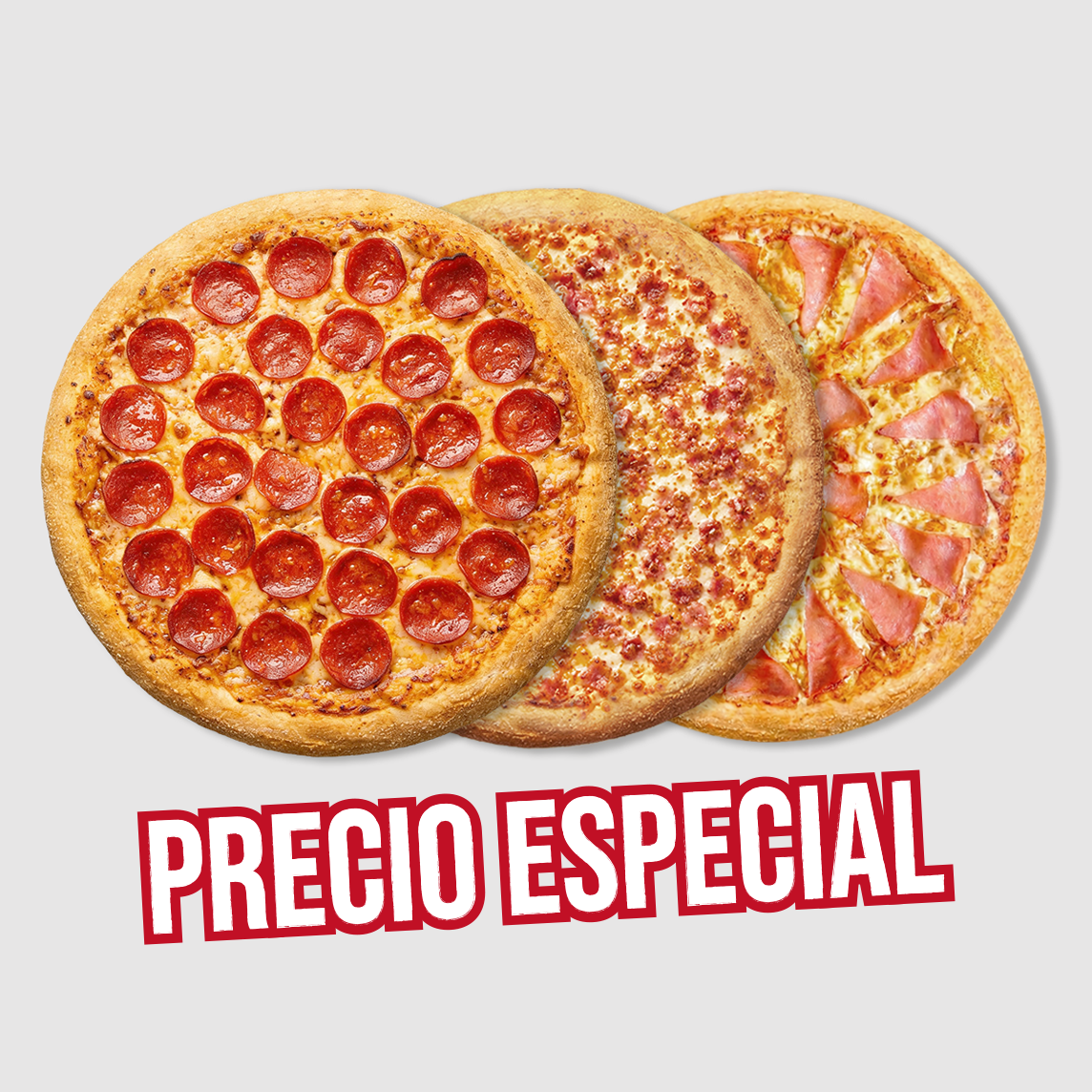 3 Pizzas Cajón Precio Especial