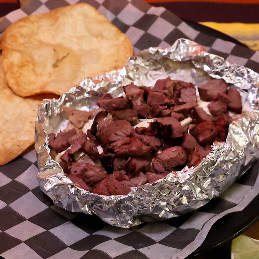 Papas Norteñas Sencilla Arrachera