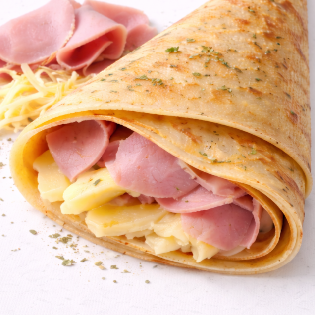 Crepa de Jamón y queso
