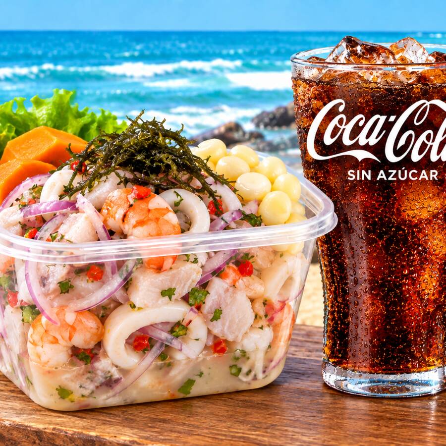 Ceviche Mixto JR + Coca Zero 300ml