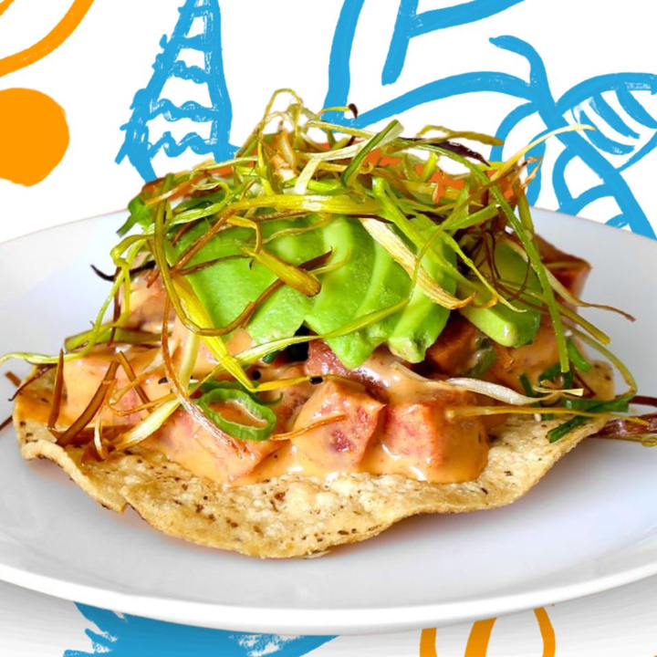 Tostada de Atún Chimichurri  🫓