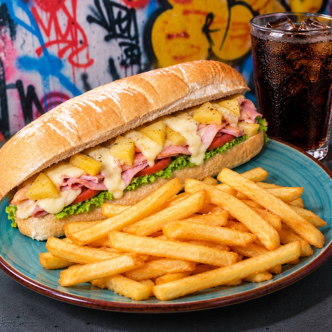 Combo Sandwich Hawaiano 22cm