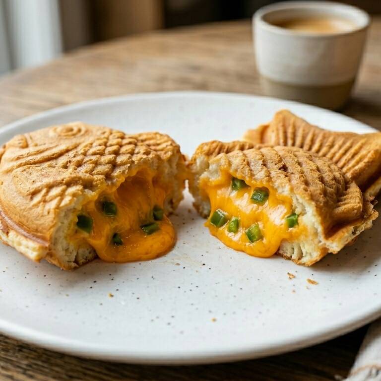 Taiyaki Cheddar/jalapeño