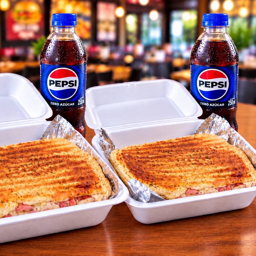 2 Sandwich + 2 Gaseosas