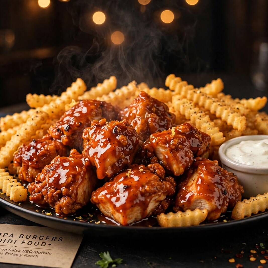 Boneless con Papas
