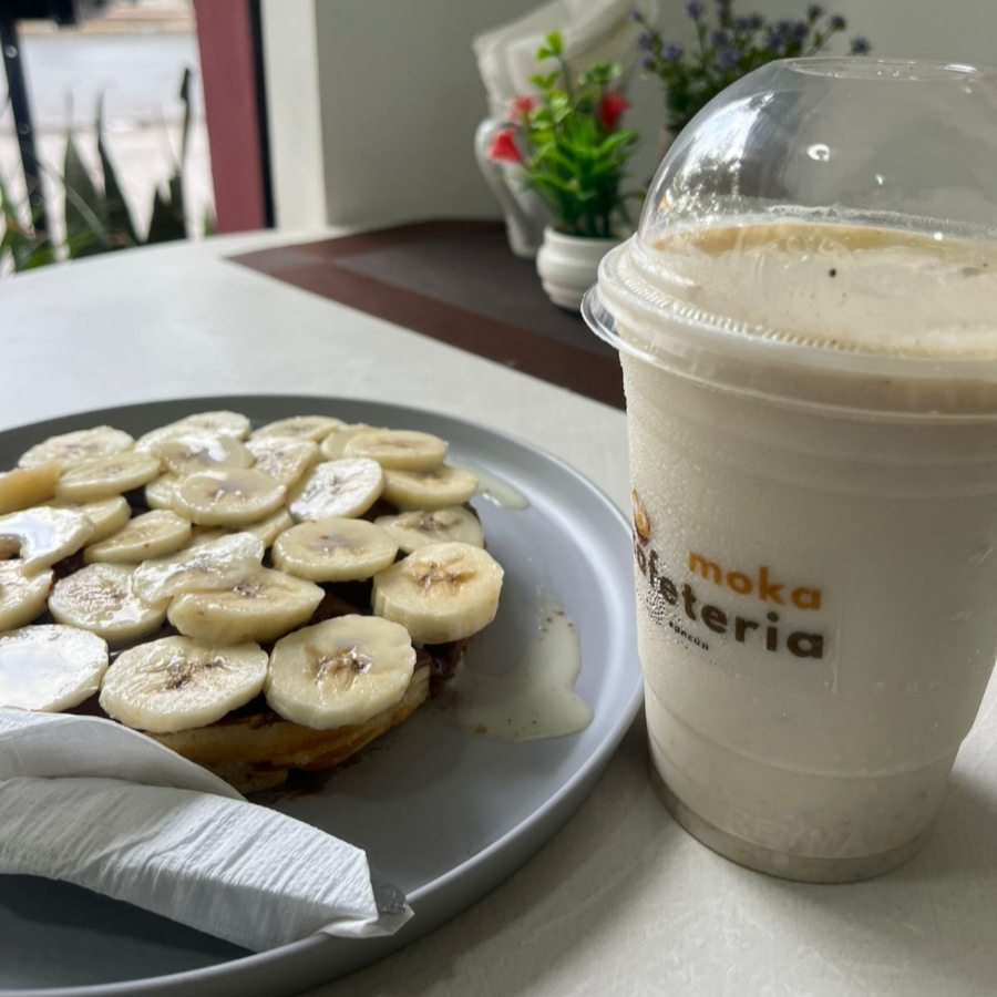 Moka Wafle + Licuado