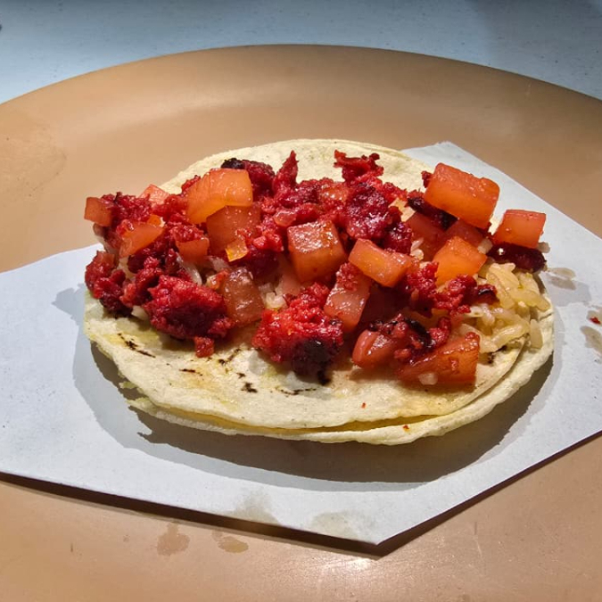 Taco de Choripapa