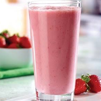 Batido de Fresa con Leche