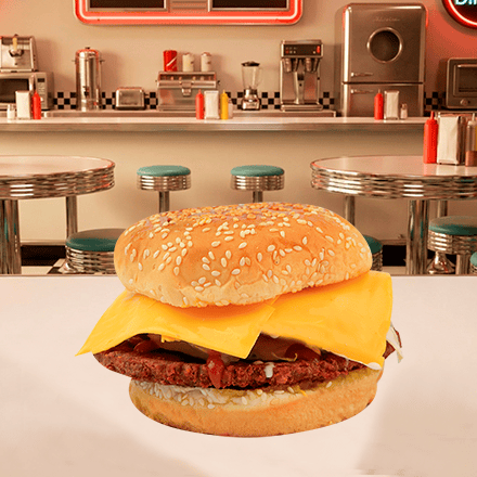 Hamburguesa doble Queso FF