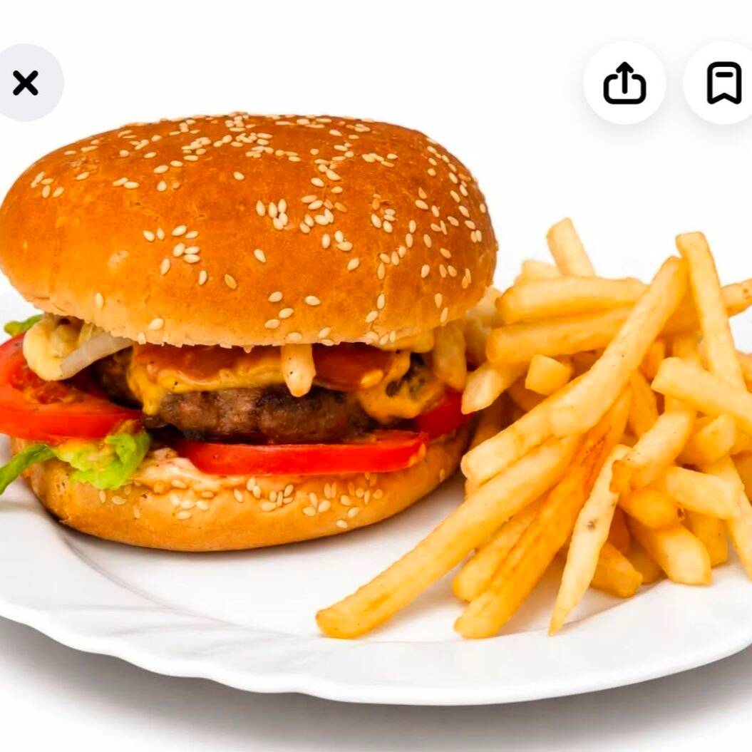 Hamburguesa con Papas,