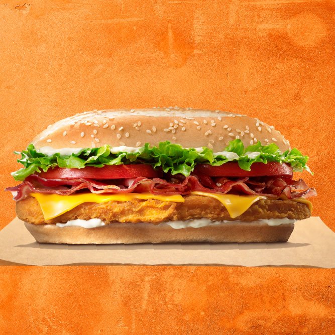 King De Pollo® Queso Tocineta
