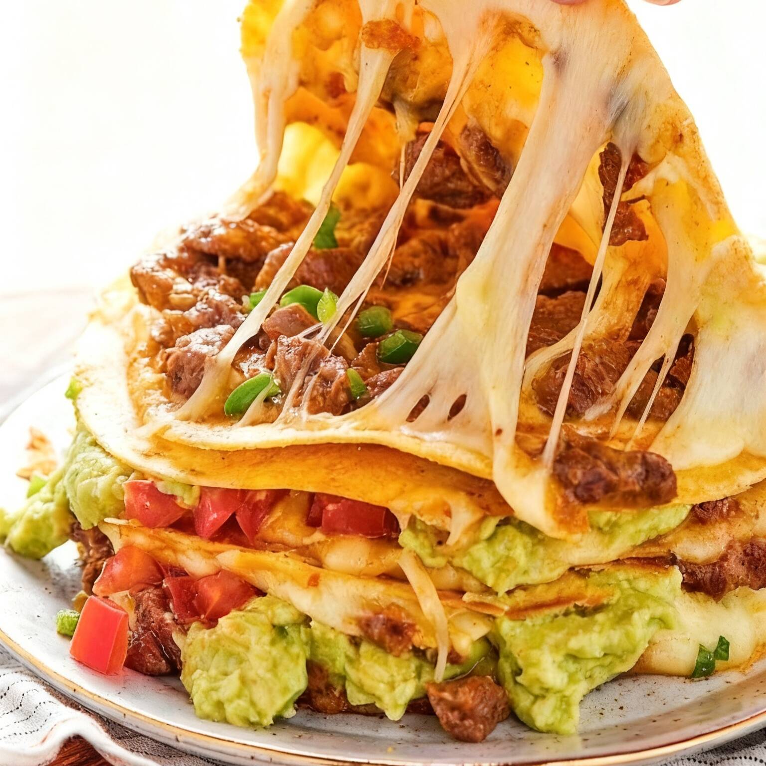 Taco de Asada con Queso