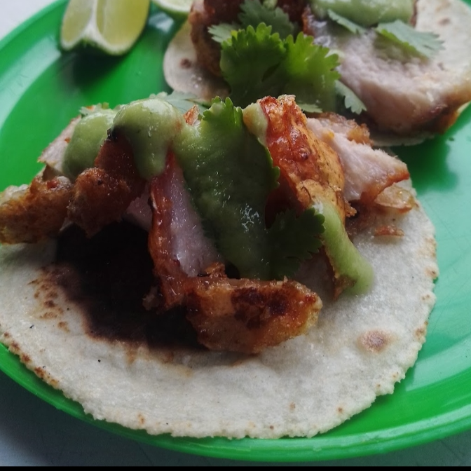 Taco de Chicharrón con Carne