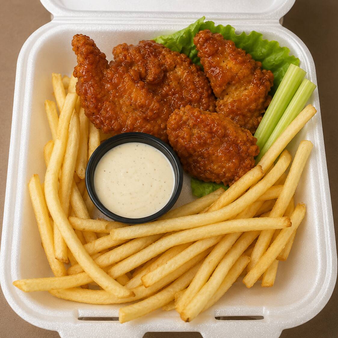 Tender Bañadas Con Papas
