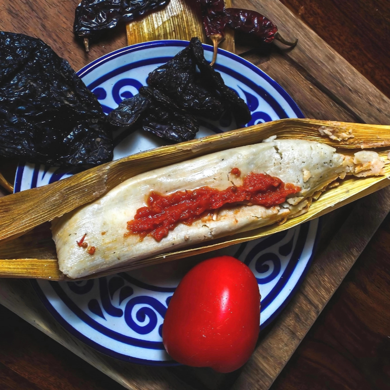 Tamal de Carne de Puerco Ranchero Gde.