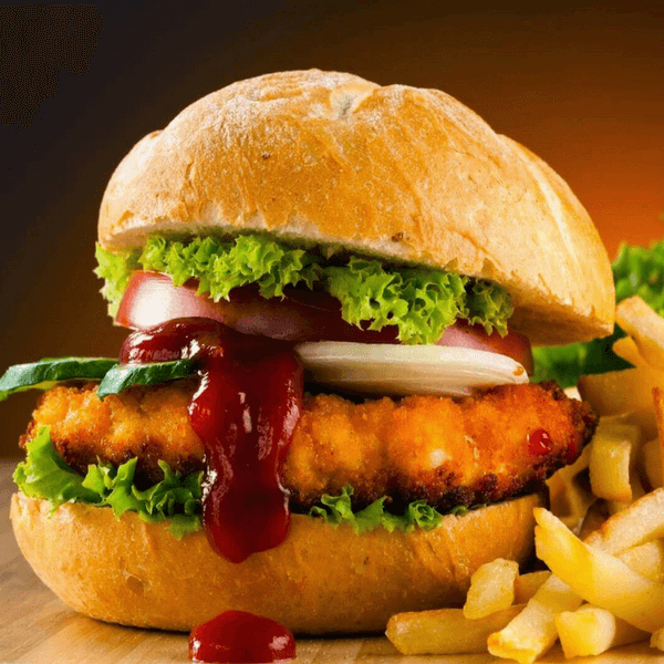 Hamburguesa Pollo y Champinón