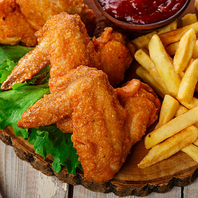 assa de frango e batata com molho