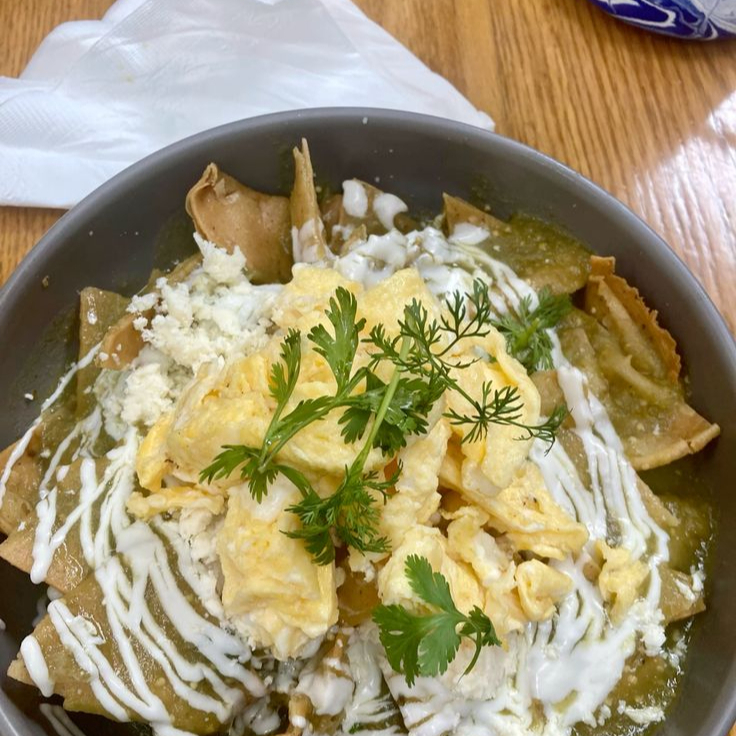 Chilaquiles Verdes Naturales