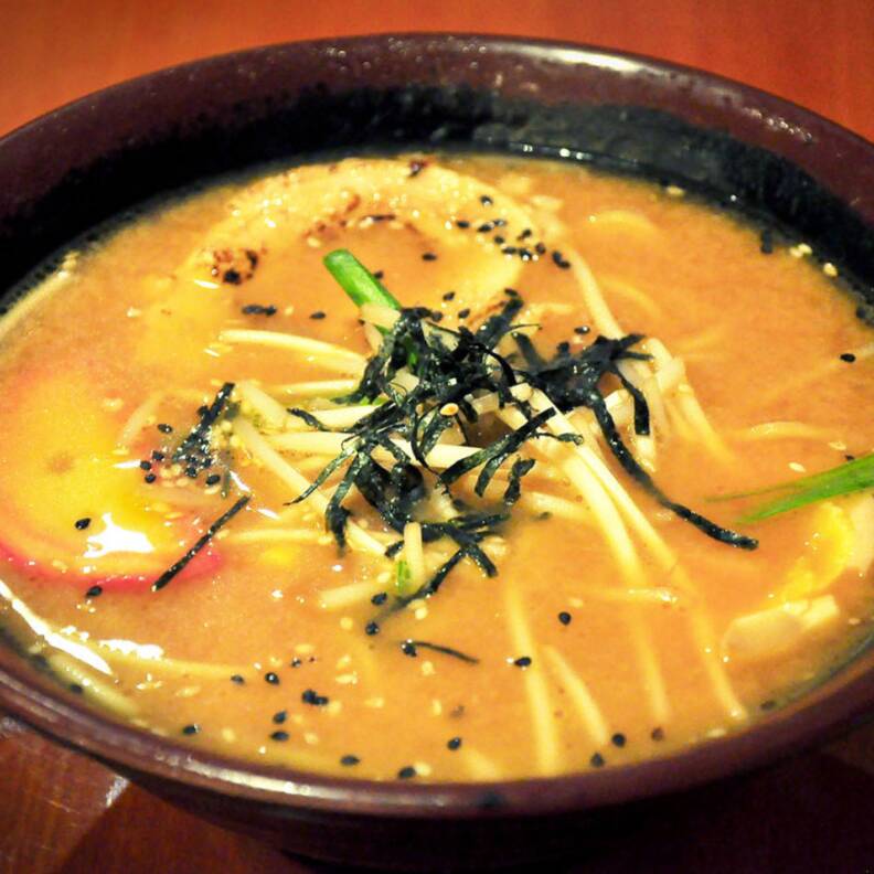 Ramen Misoshiru con Cangrejo