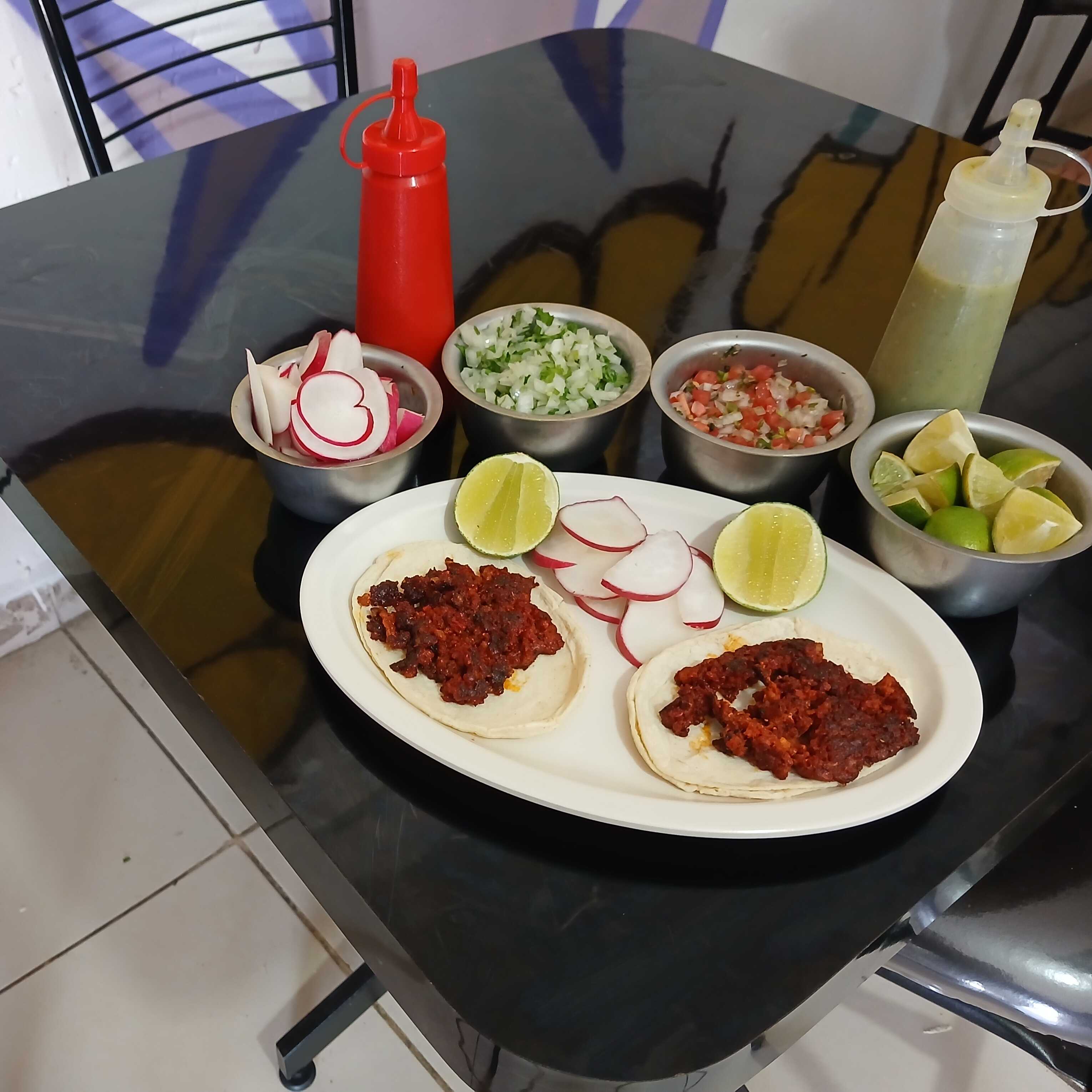 Taco de chorizo