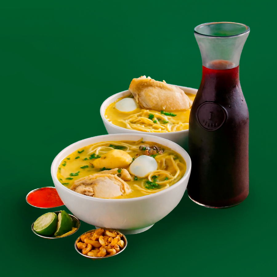 2 Caldos + 1Lt. de chicha