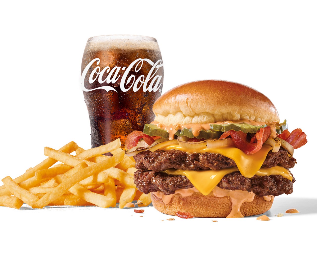 Smashed Jack Doble Con Tocino Combo