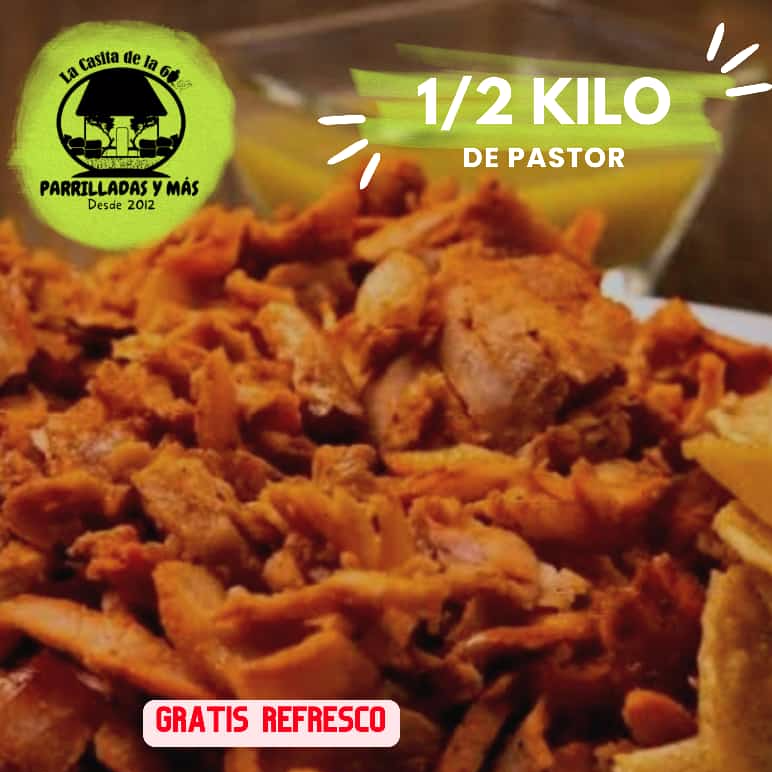 Tablita de Pastor 3 Personas + Refresco