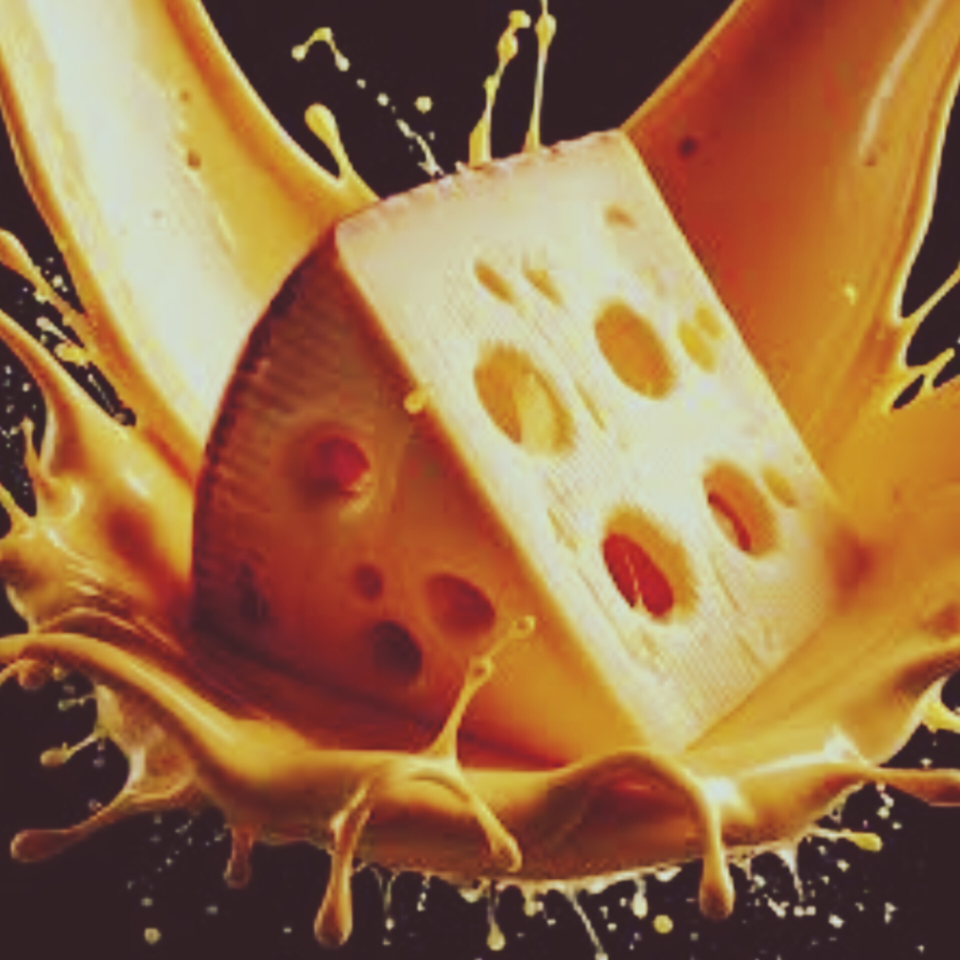Queso líquido amarillo