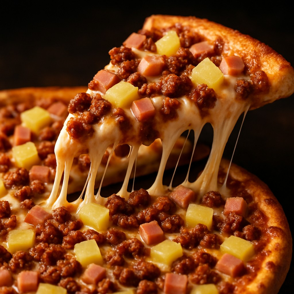 HAWAIIANA DELUXE PIZZA MEDIANA  CHORIZO