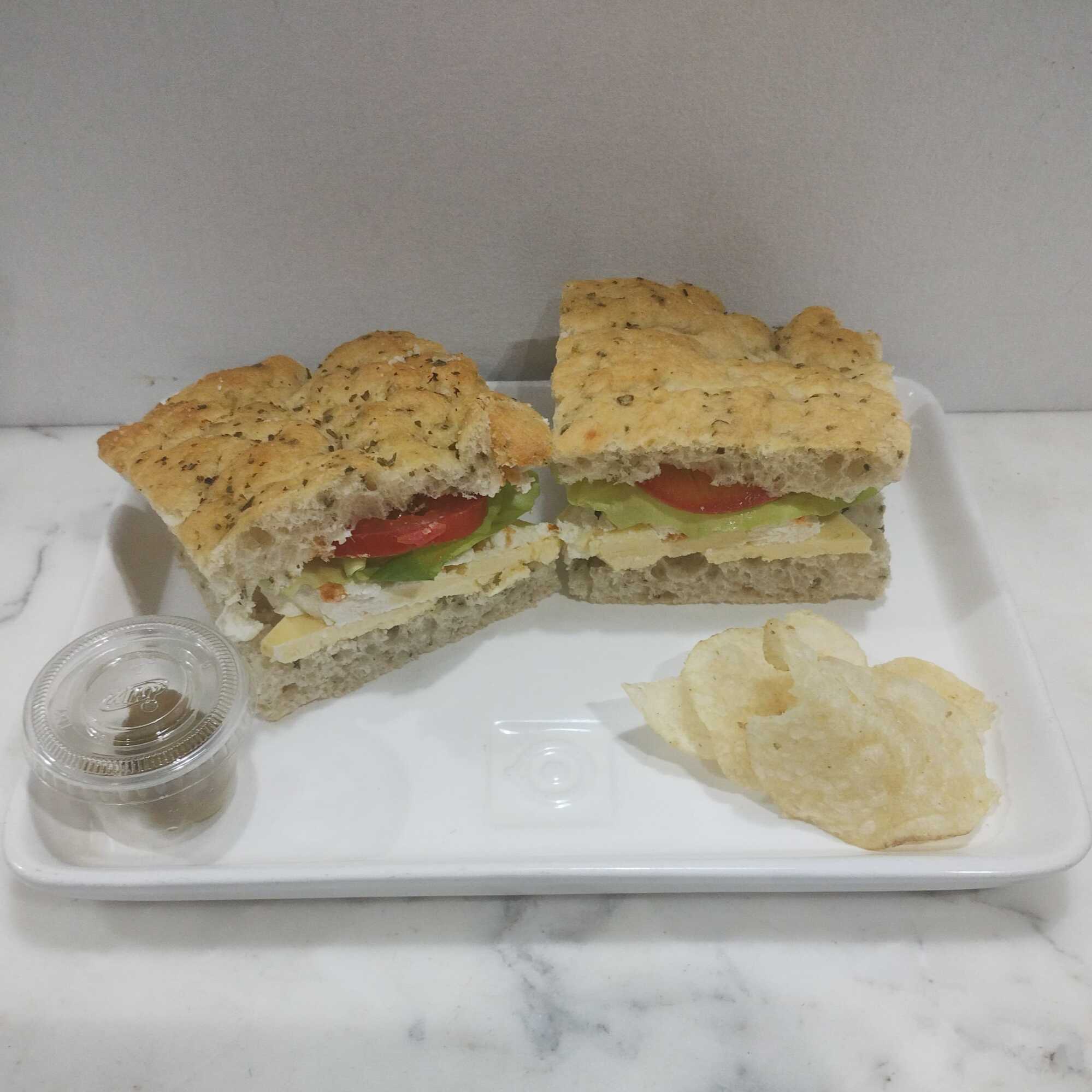 Focaccia de Tres Quesos