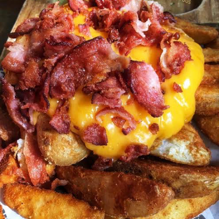 Gajo con queso y tocino