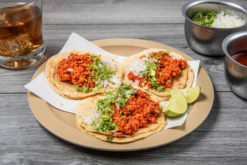 Orden 5 tacos Chorizo