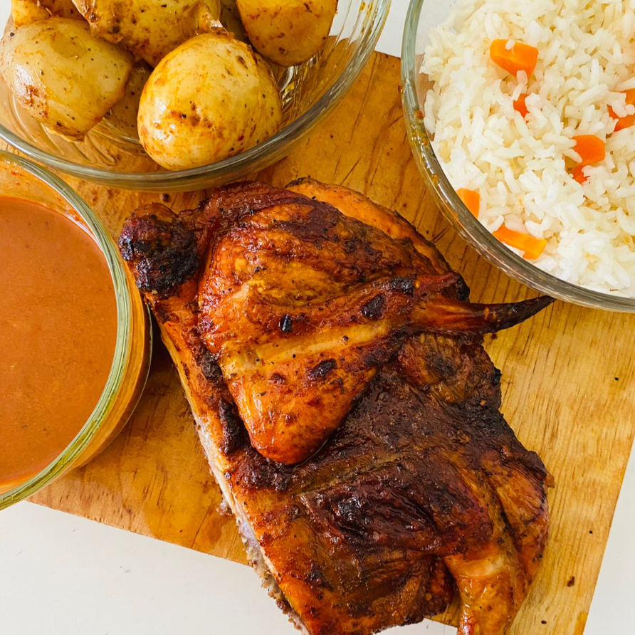 1/2 Pollo a la Leña