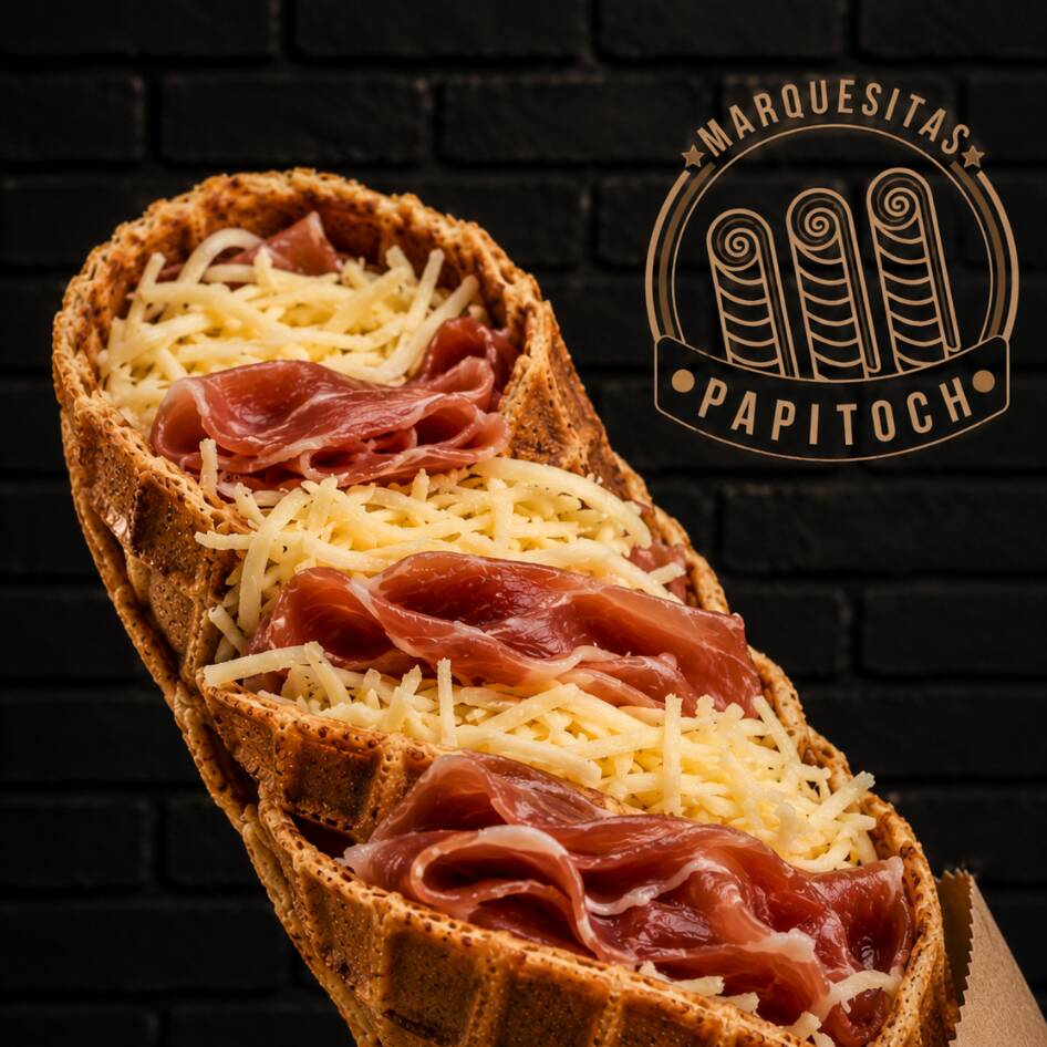 Jamón Serrano con Queso Bola