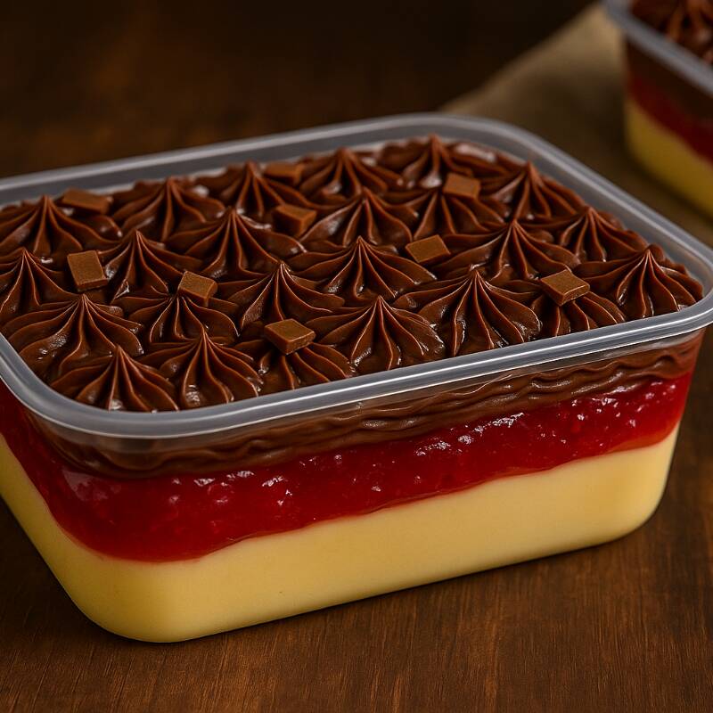 Morangos Picados , Creme de Ninho e Ganache de Chocolate. Aquela combinação perfeita!