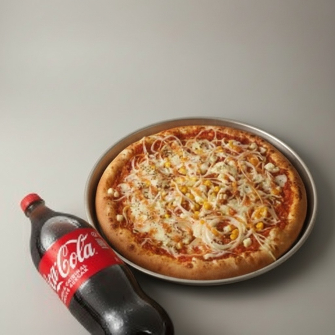 1 Pizza Grande (8 fatias): sabor Baiana Especial (calabresa moída, ovos, cebola e pimenta, tudo coberto com muçarela).
1 Refrigerante GRÁTIS (conforme a disponibilidade).
Perfeita para quem ama um sabor marcante e picante na medida certa!
Serve até 3 pessoas.(Imagem meramente ilustrativa)