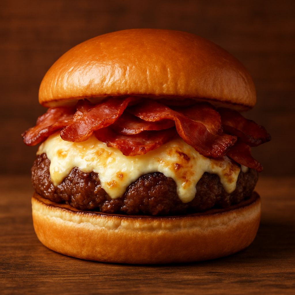 Cheese Burger Tocino y Queso