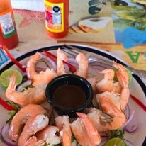 Camarones para picar