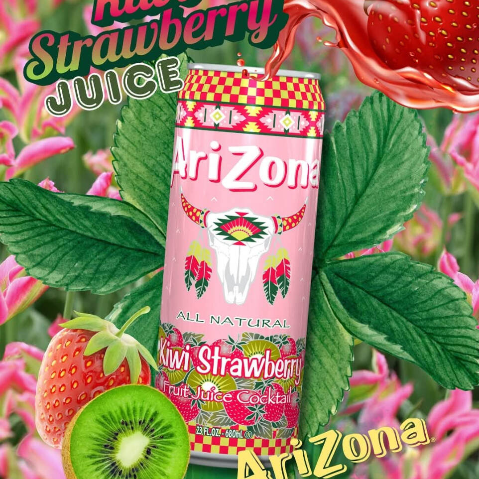 Arizona Kiwi con Fresa 460 Ml