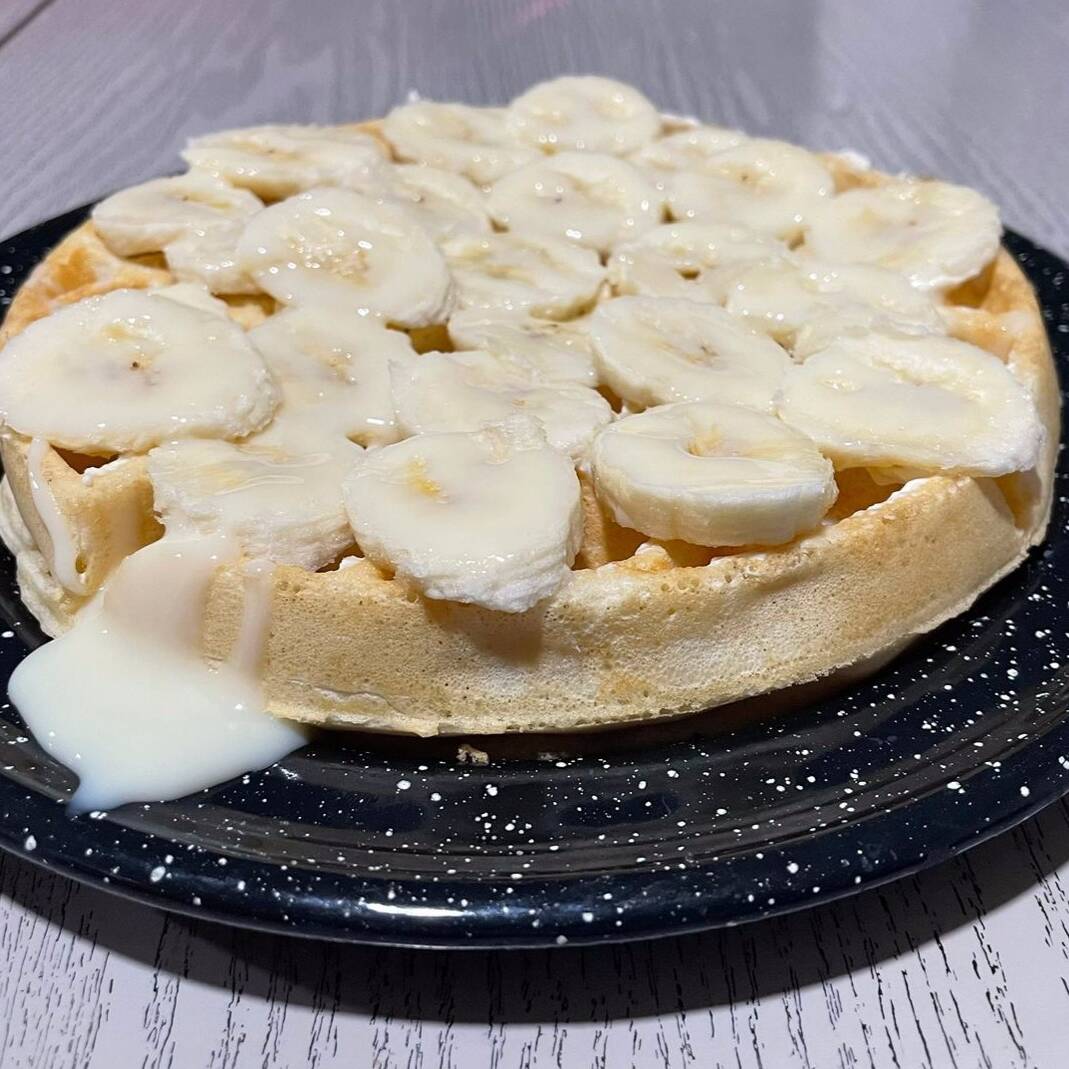 Waffle Plátano