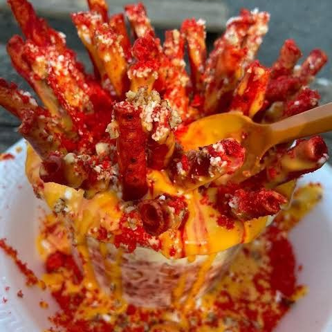 Esquite Chorreado Takis Fuego