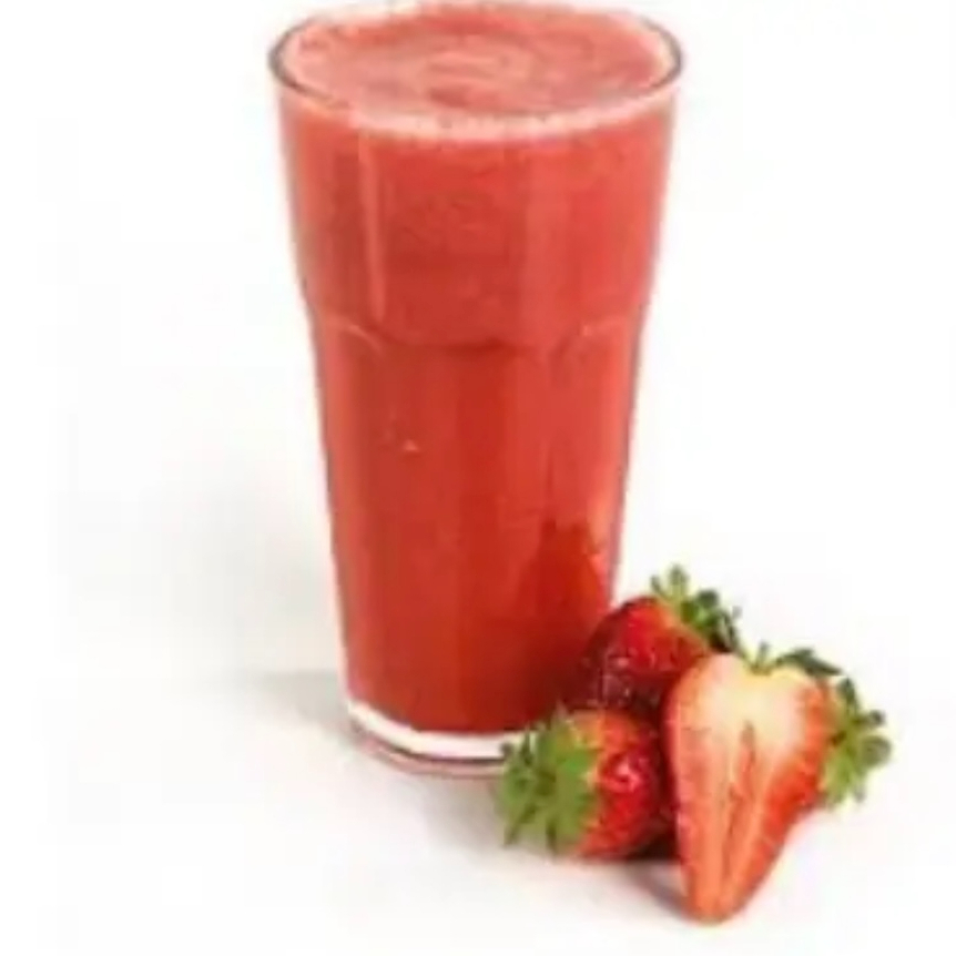 1 pacotinho de morangos (fruta) congelada