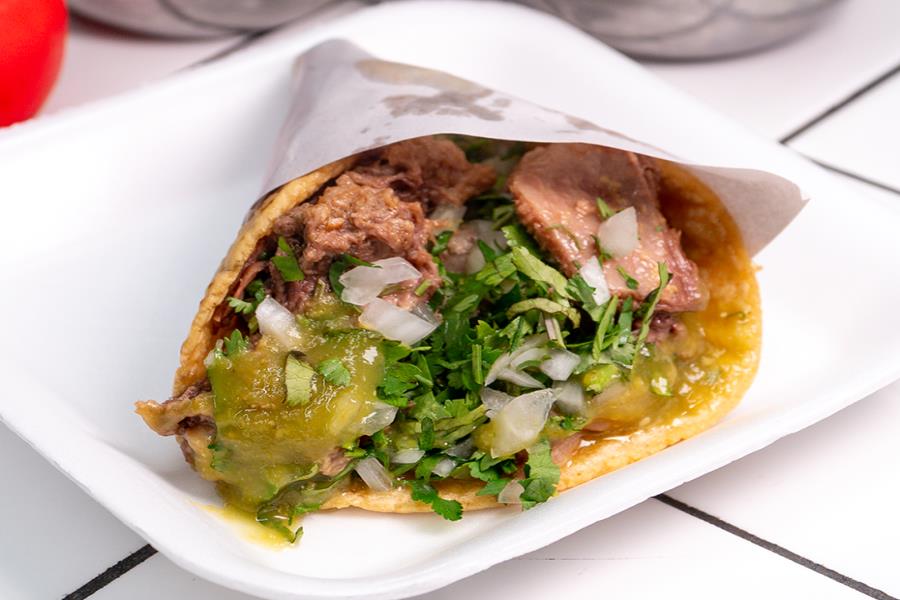 Taco de Lengua de Harina