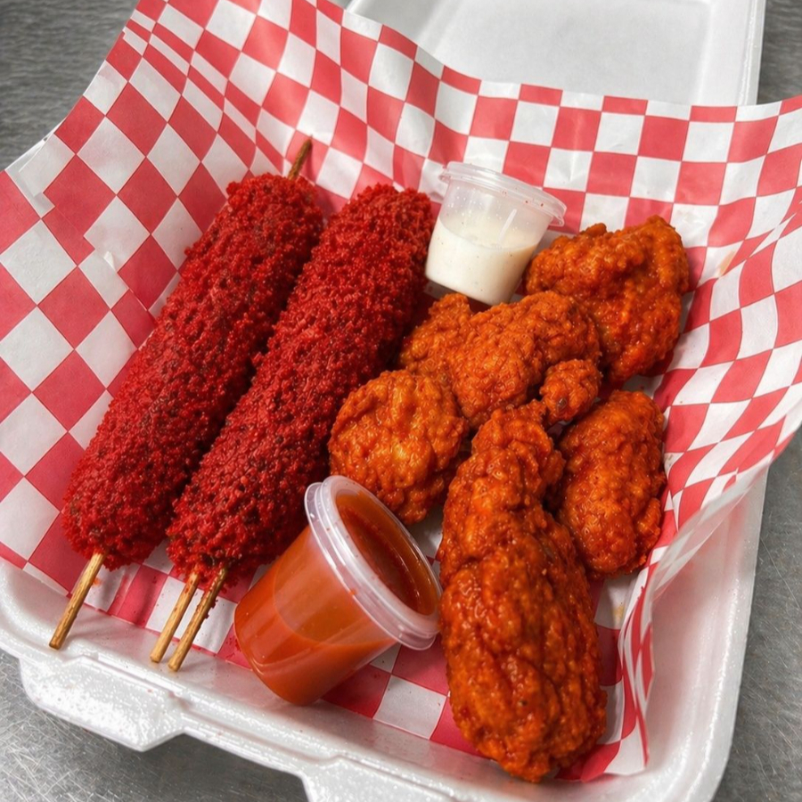 COMBO BONELESS+ 2 BANDERILLAS FLAMIN HOT 🔥🔥🔥🔥