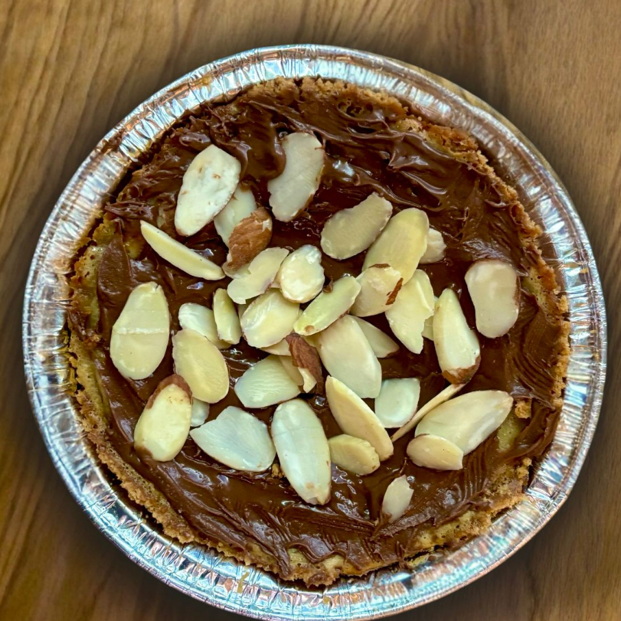 Pay de Queso con NUTELLA y Almendraz