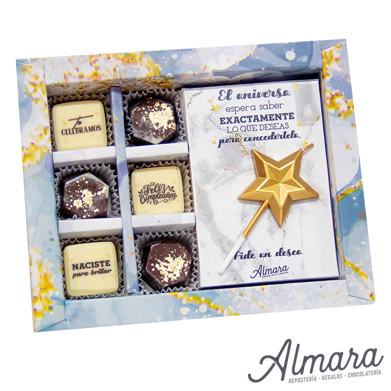 Caja Bombones Serigrafía Cumple