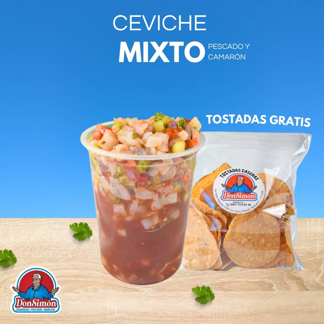 CEVICHE MIXTO 1/2 LT