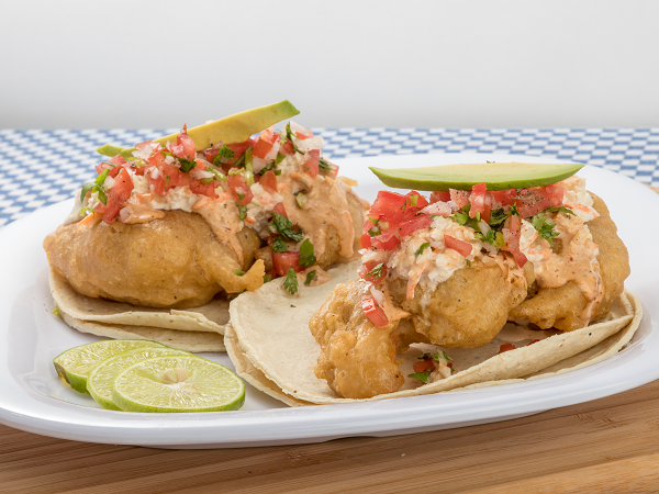 Taco Capeado de Camarón