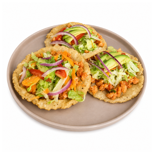 Salbutes de Camarón Promo 3 pzas
