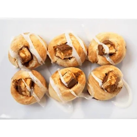 Rolls elaborados con Snickers
